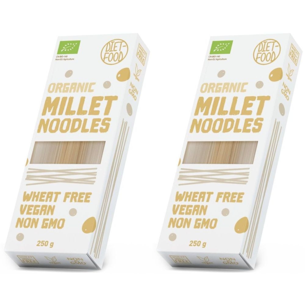 2 x Makaron Jaglany Bio 250 g - Diet-Food