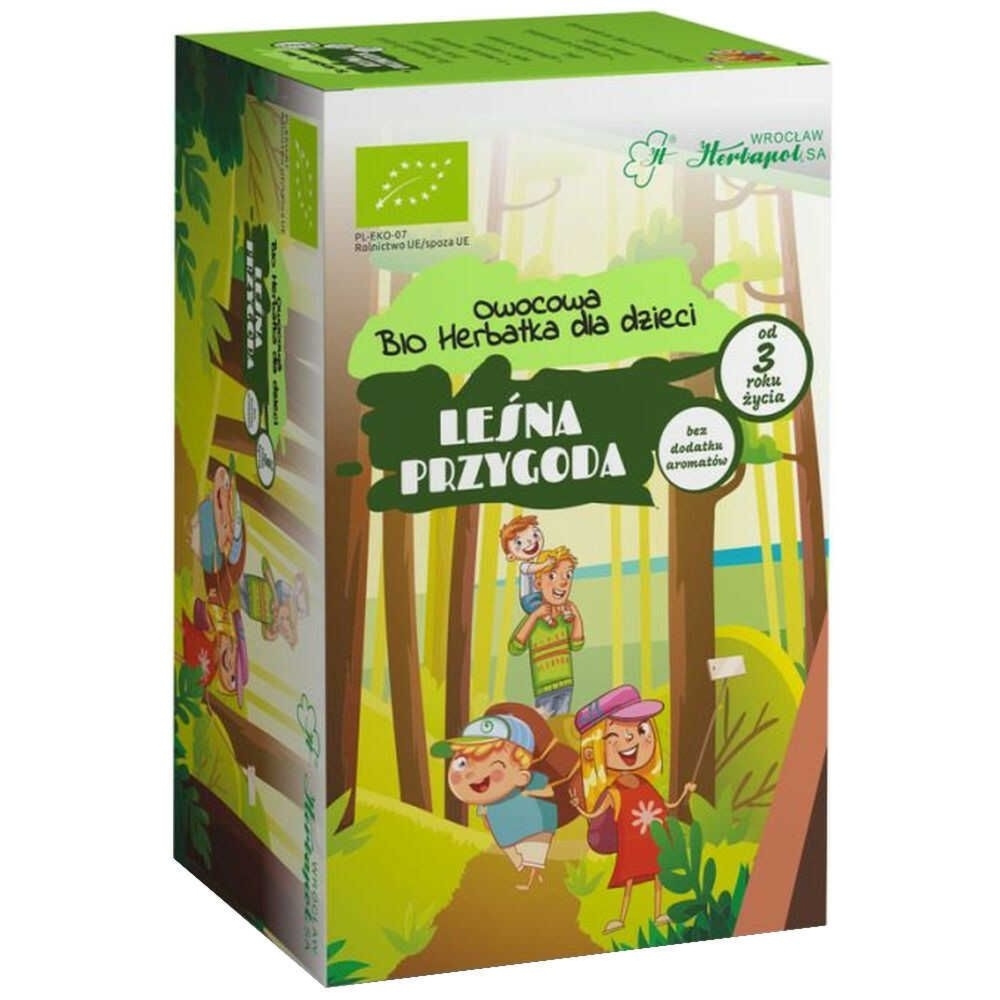 BIO Herbatka Owocowa Dla Dzieci LEŚNA PRZYGODA 60 g (20x 3 g) - Herbapol Wrocław