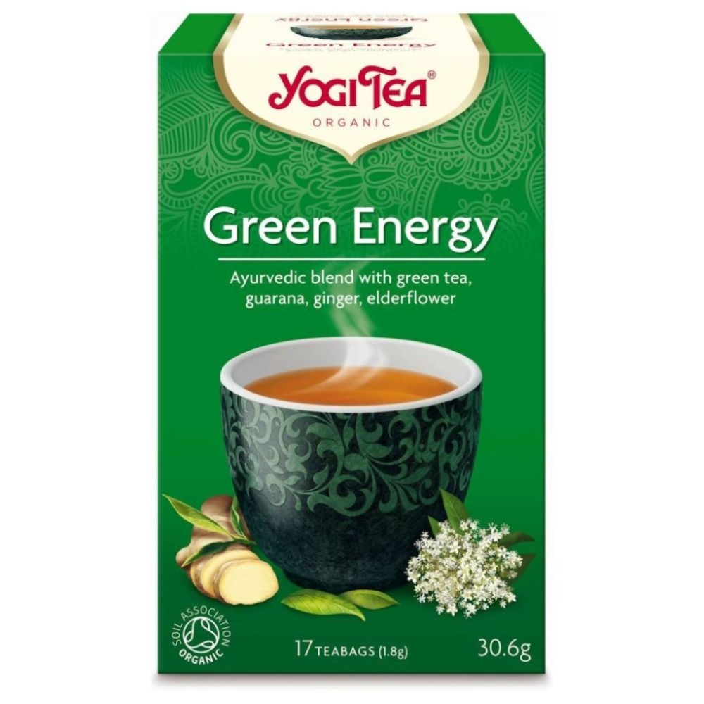 Herbatka Zielona Energia Bio 30,6 g (17x 1,8g) - Yogi Tea