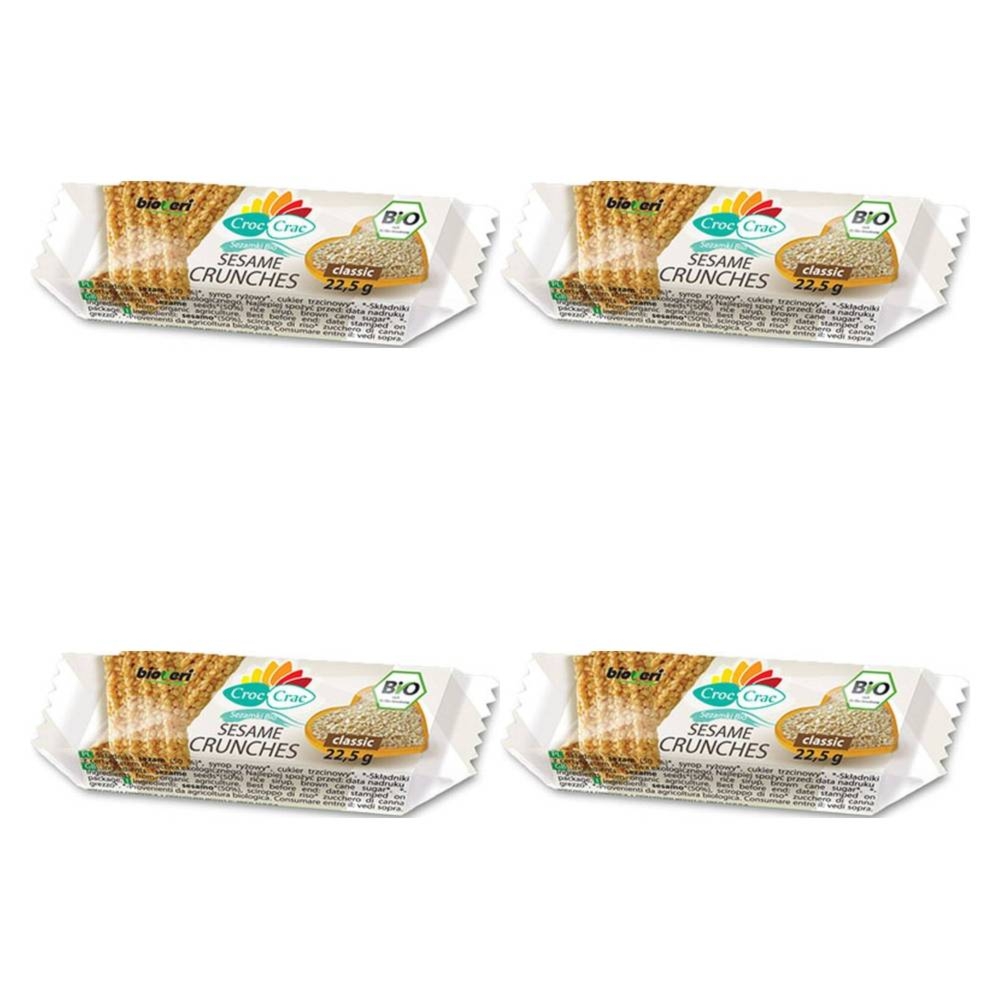 4 x Sezamki Classic Bio 22,5 g - Croc Crac