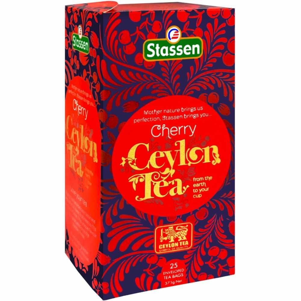 Herbata Czarna z Dodatkami CHERRY 37,5 g (25x 1,5 g) - Stassen