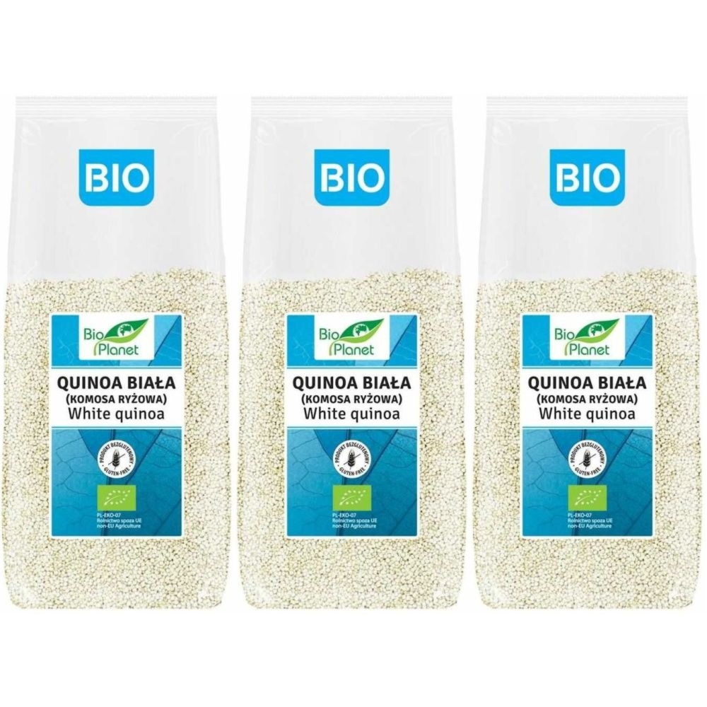 Zestaw 3 x Quinoa Biała (Komosa Ryżowa) Bio 1 kg - Bio Planet