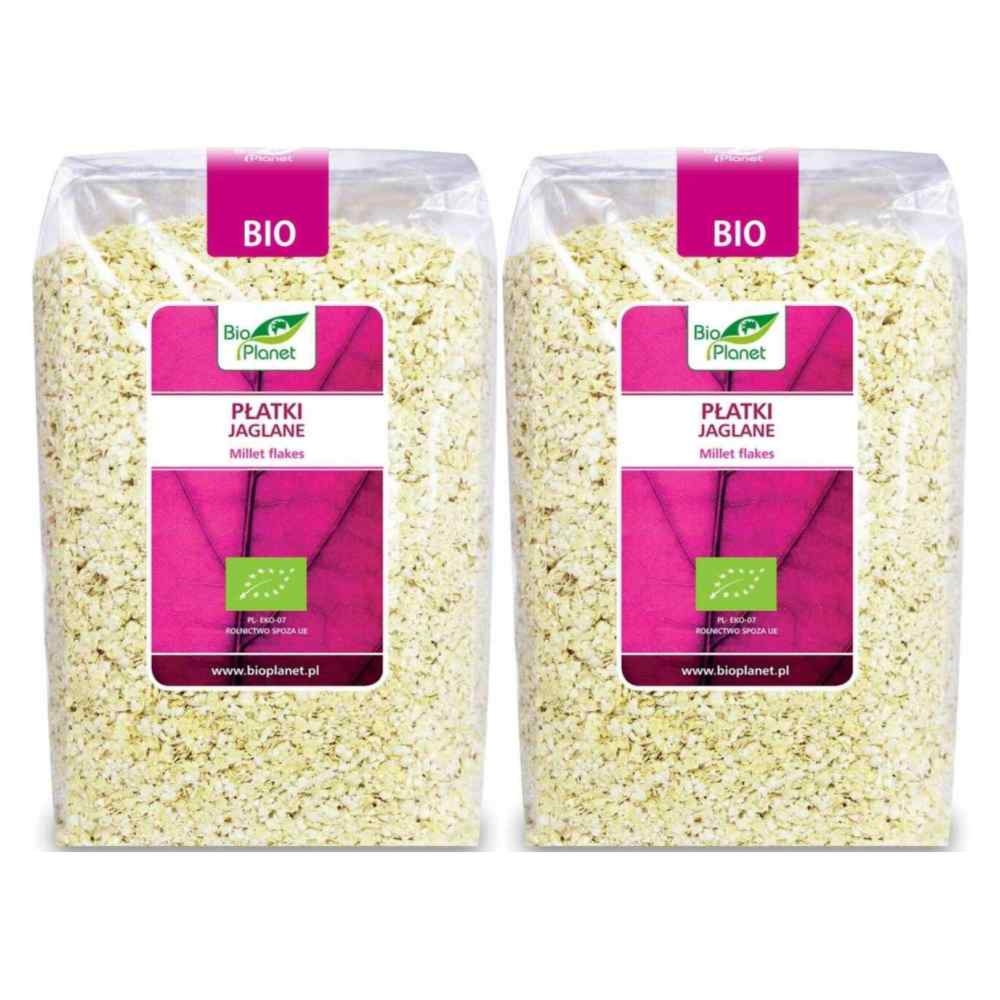Polskie Płatki Jaglane Bio 600 g Bio Planet - Zestaw 2 x 600 g