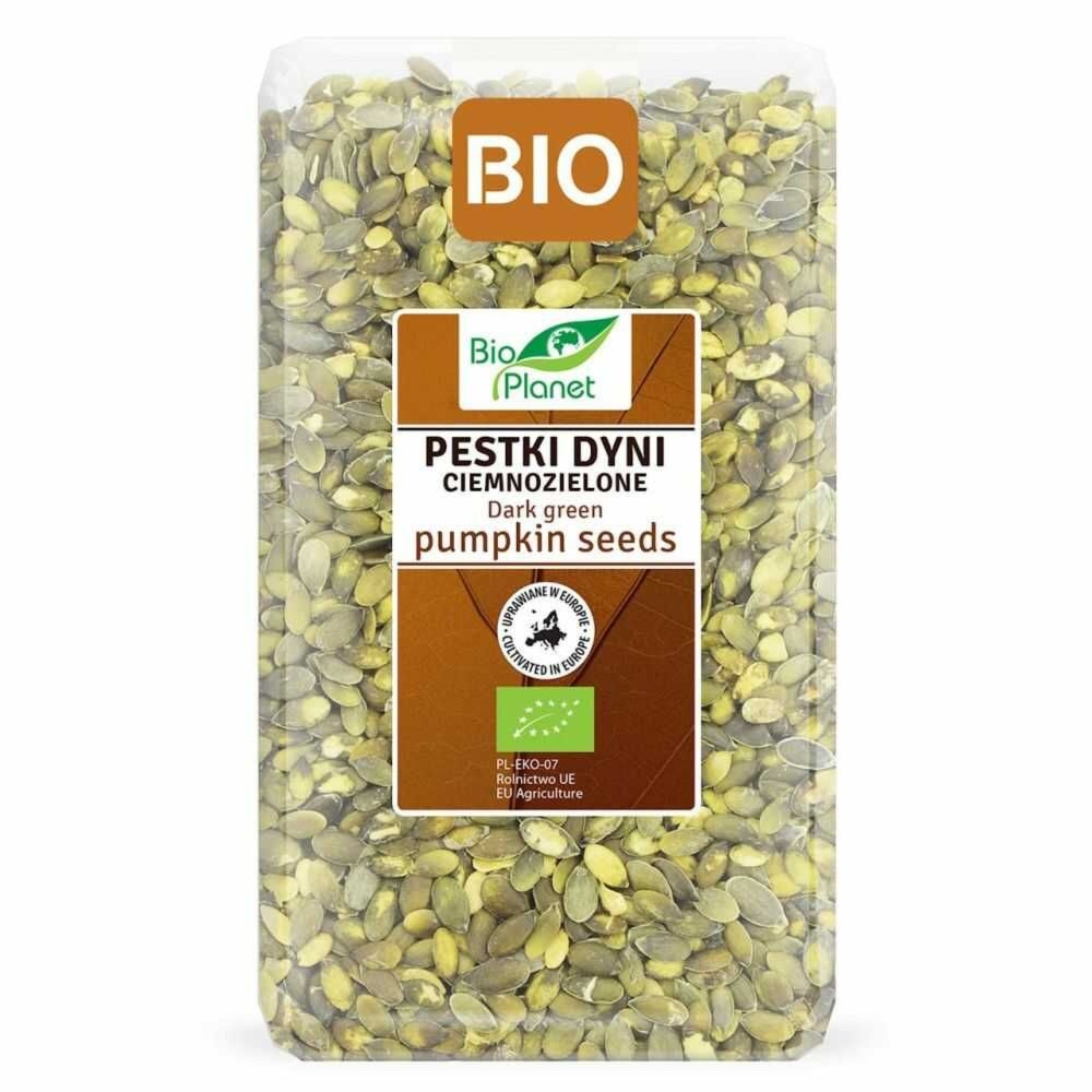 Polskie Pestki Dyni Ciemnozielone Bio 1 kg - Bio Planet