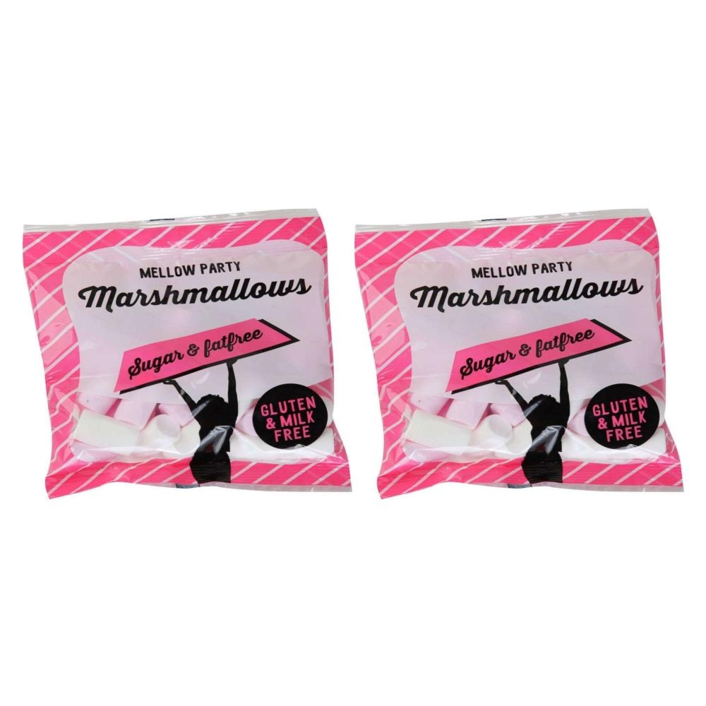 Zestaw 2 x Pianki Bez Dodatku Cukru i Bez Glutenu 50 g Mellow Party