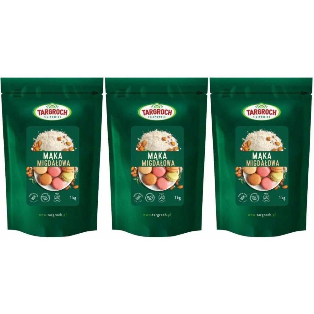 Zestaw 3 x Mąka Migdałowa 1 kg - Targroch