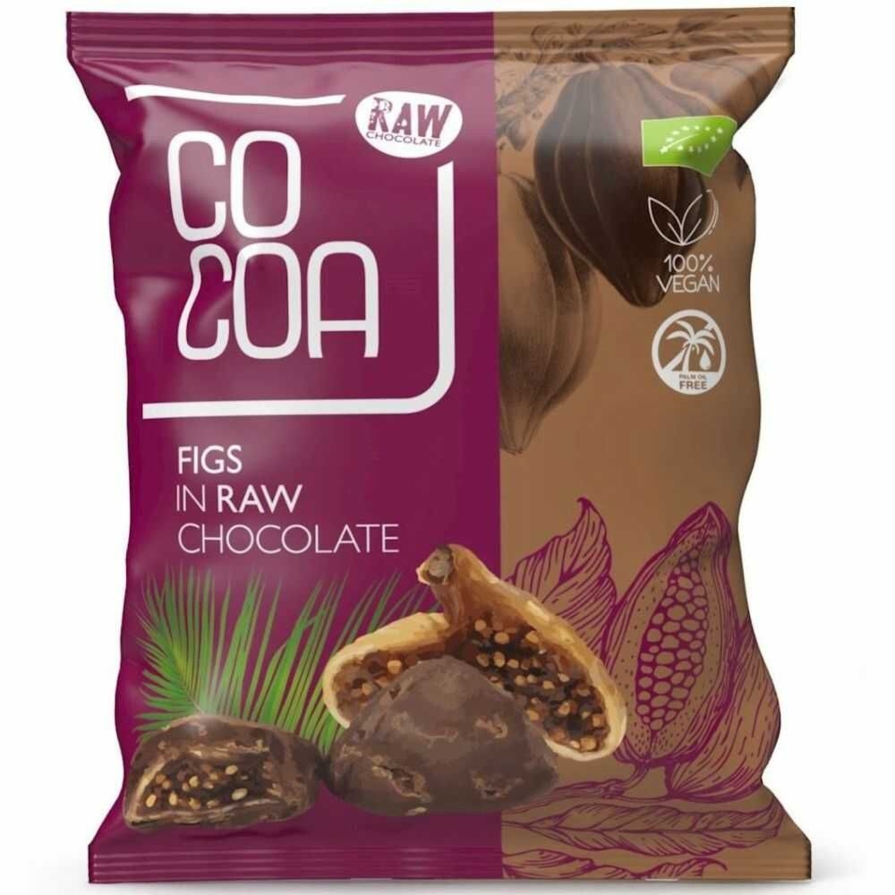 Figi w Surowej Czekoladzie Bio 70 g - Cocoa