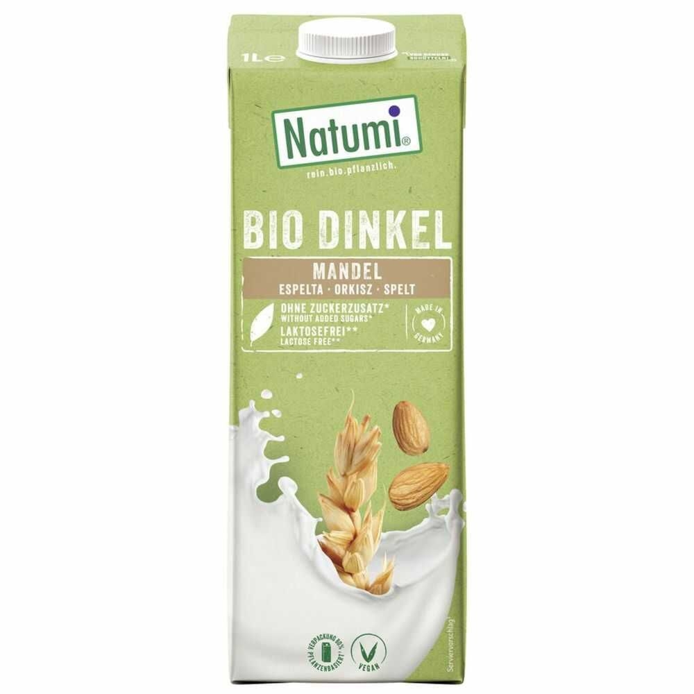 Napój Orkiszowo- Migdałowy Bez Dodatku Cukru Bio 1 l - Natumi