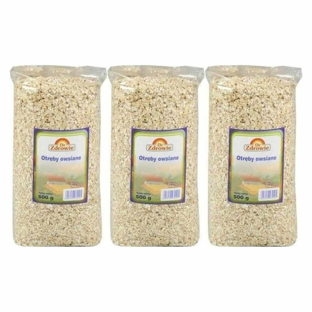 3 x Otręby Owsiane 500 g - Dr Zdrowie