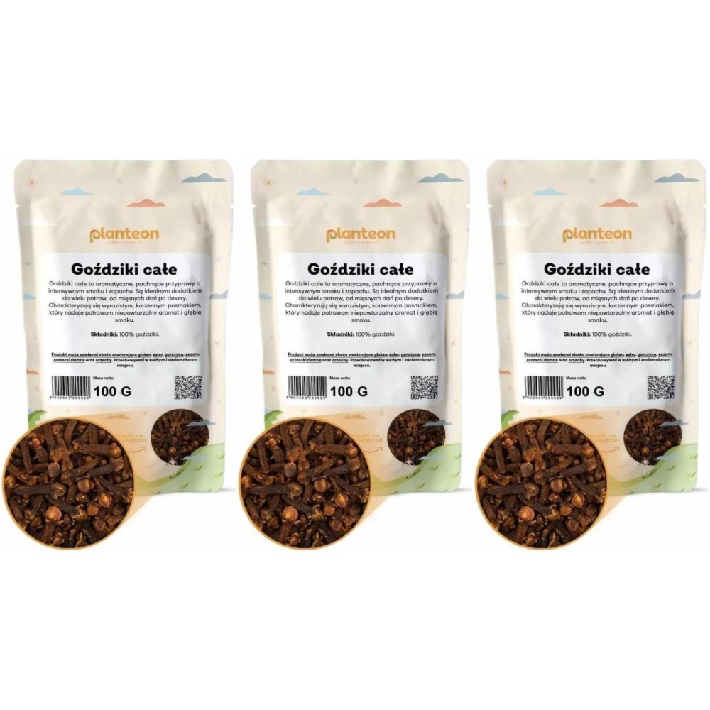 3 x Goździki Całe 100 g - Planteon