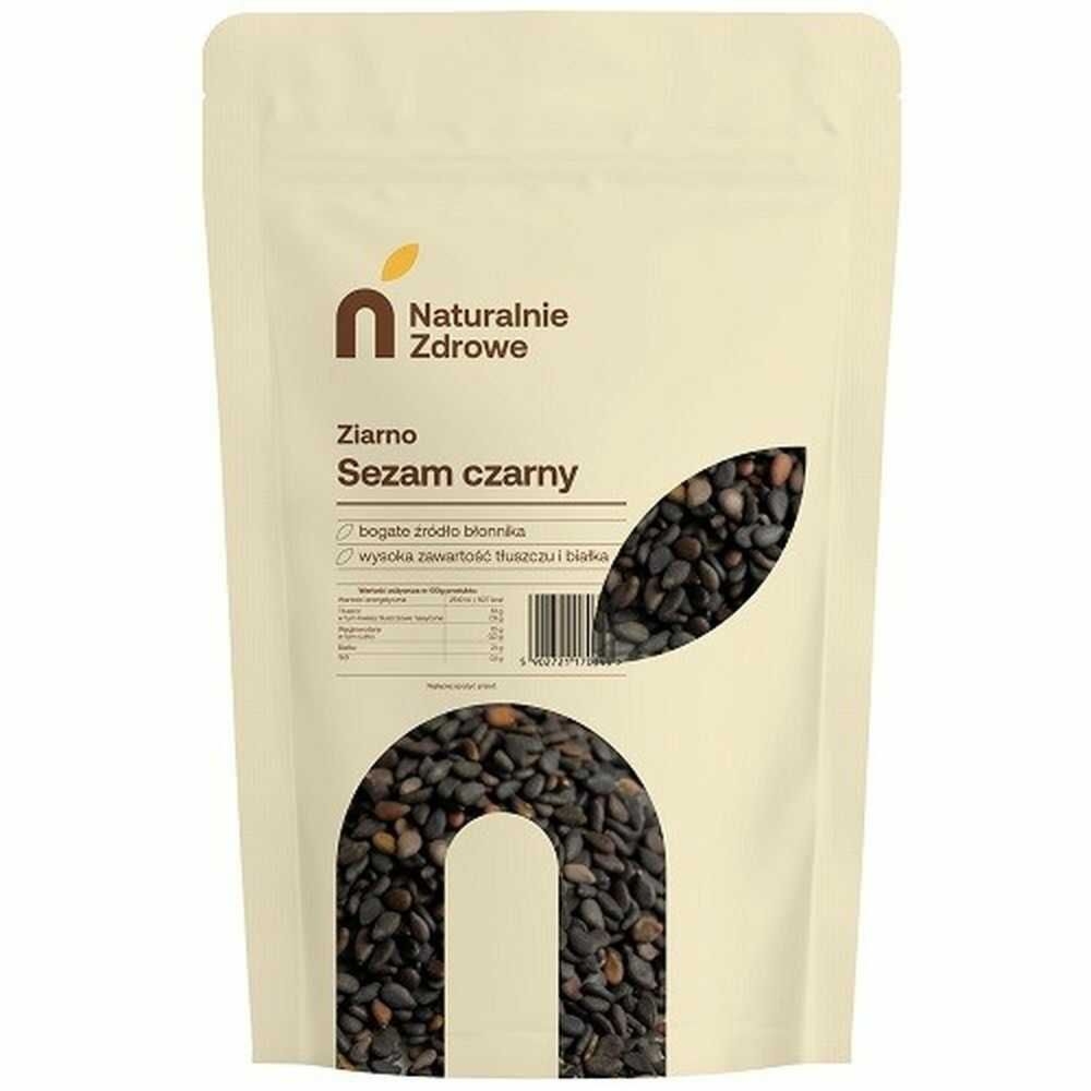 Sezam Czarny Niełuskany 1 kg - Naturalnie Zdrowe