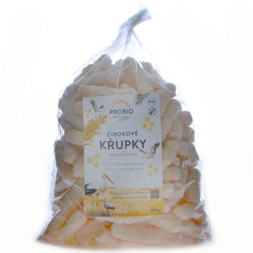 Chrupki z Sorgo Niesolone Bezglutenowe Bio 100 g - Probio