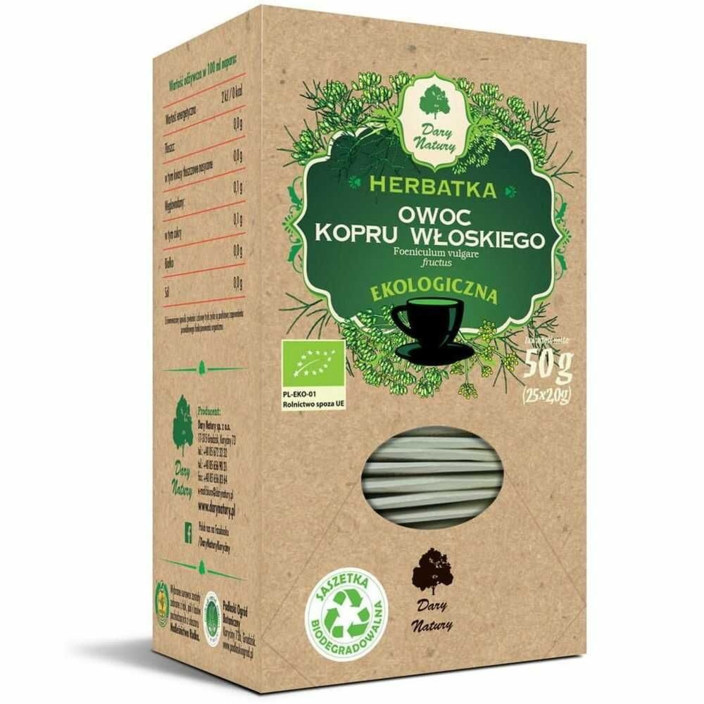 Koper Włoski Owoc Eko 50 G (25x 2 g) - Dary Natury