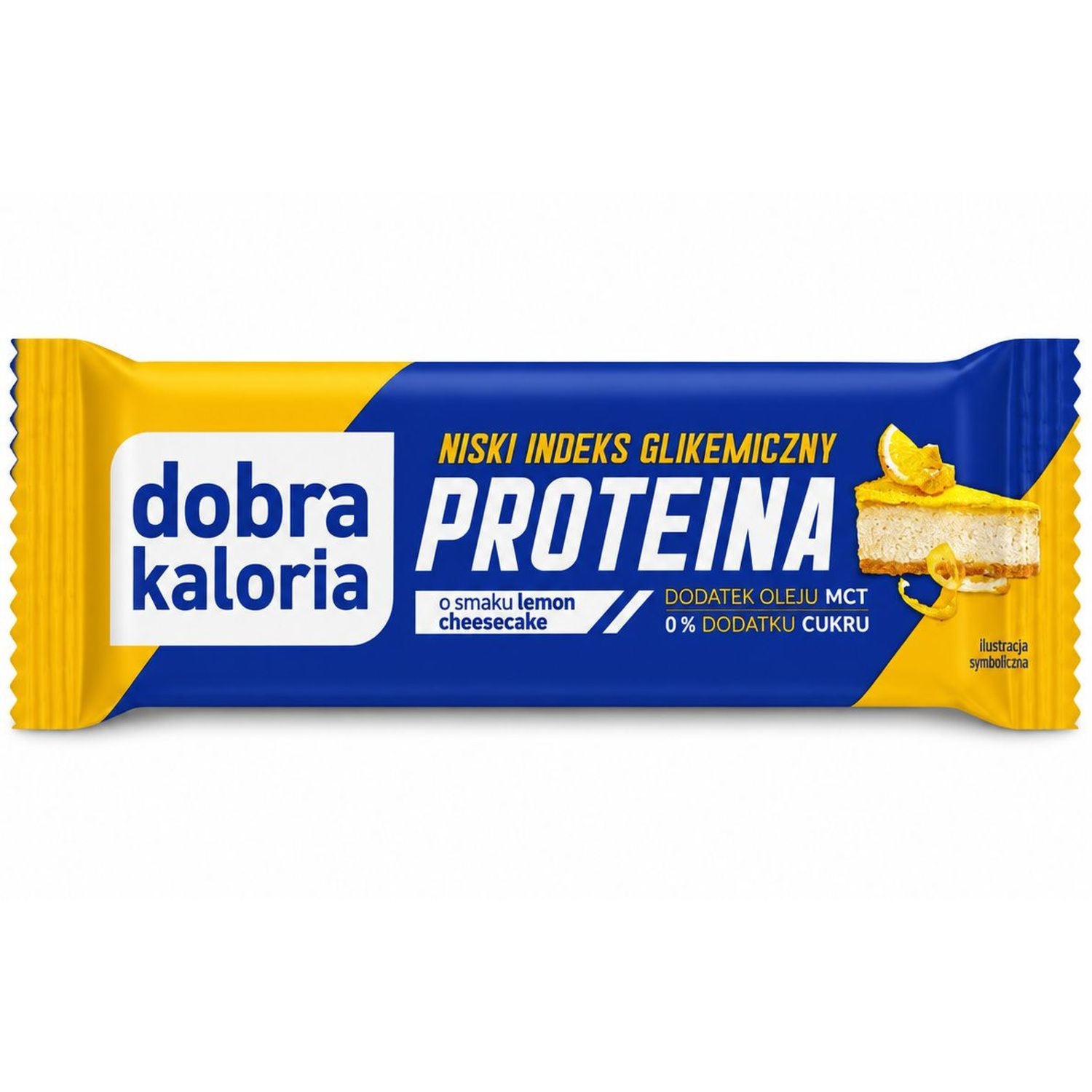 Baton PROTEINA Lemon Cheesecake Niskie IG 45 g - Dobra Kaloria