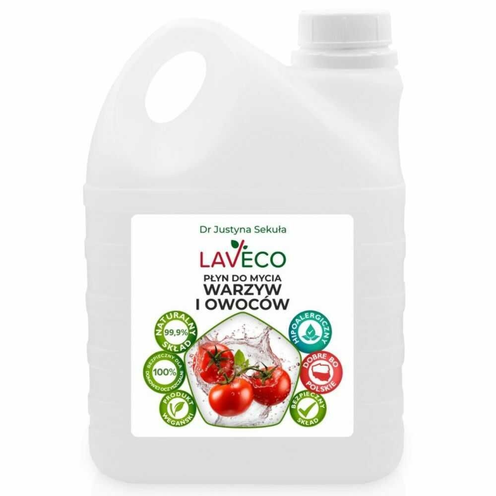 Naturalny Płyn do Mycia Warzyw i Owoców 2 l - Laveco