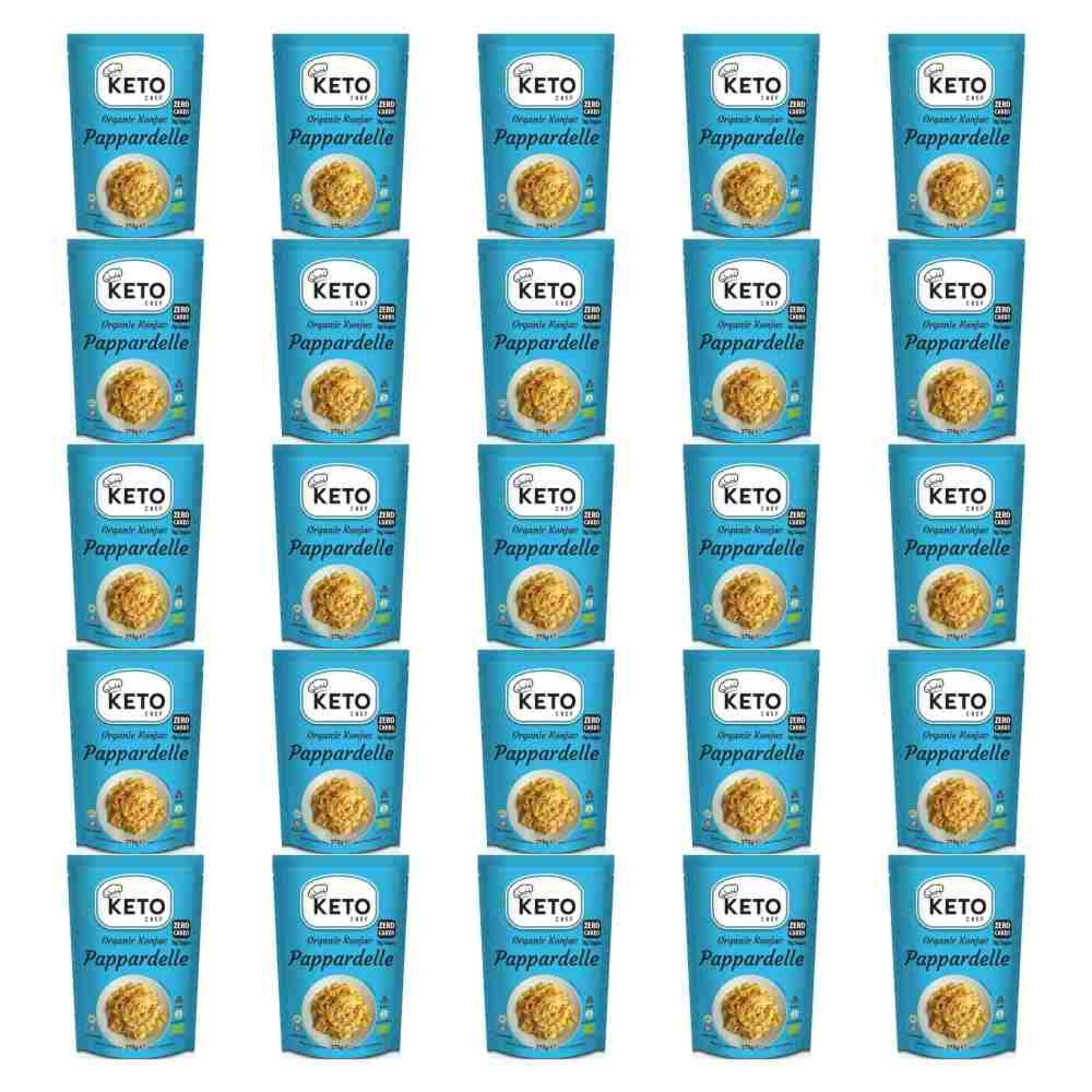 25 x  Makaron Keto (Konjac Typu Noodle Pappardelle) Bio 270 g (200 g) - Keto Chef