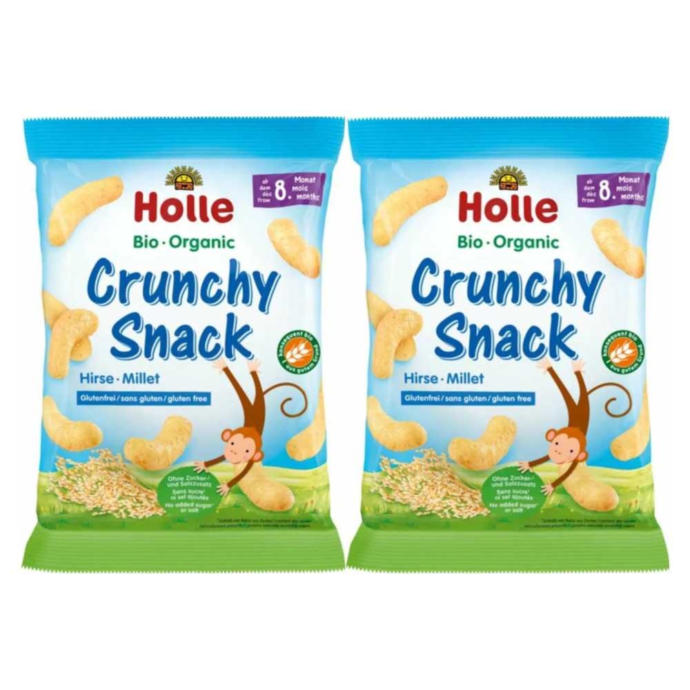 2 x Chrupki Jaglane Bezglutenowe Bio 25 g - Holle