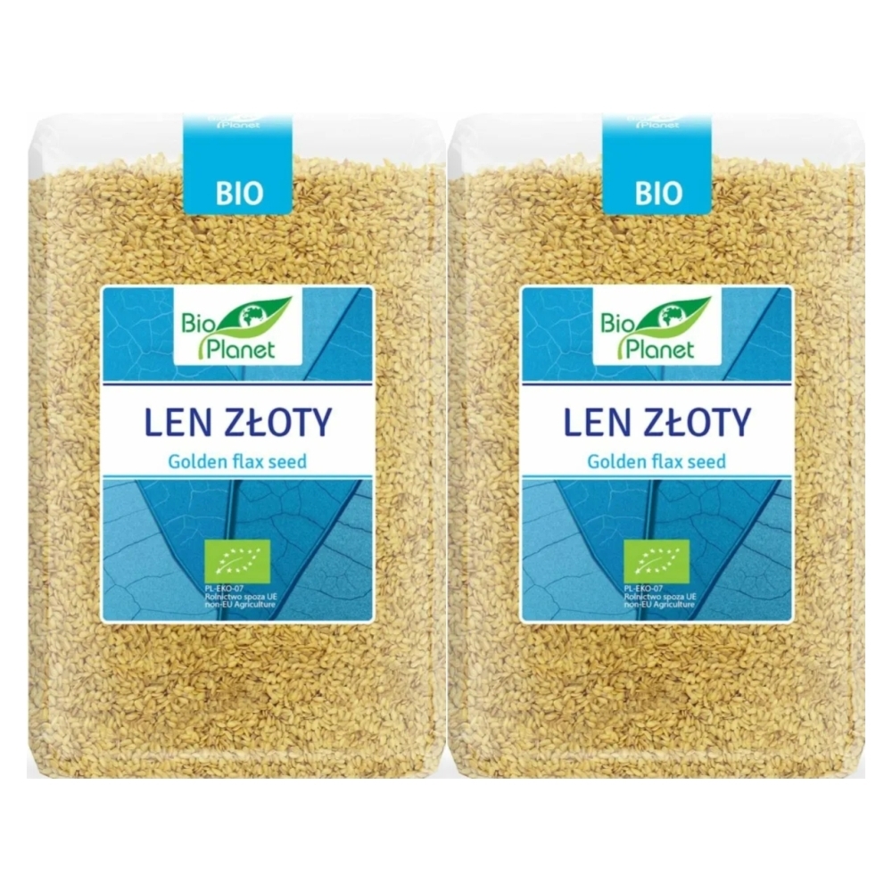 2 x Len Złoty Bio 2 kg - Bio Planet