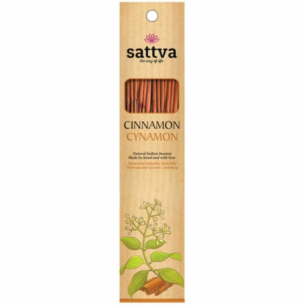 Kadzidło Indyjskie - Cynamon 15 Sztuk (30 g) - Sattva