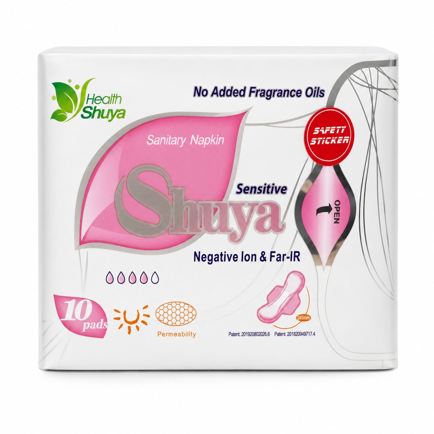 Podpaski Dzienne Sensitive 10 Sztuk - Shuya