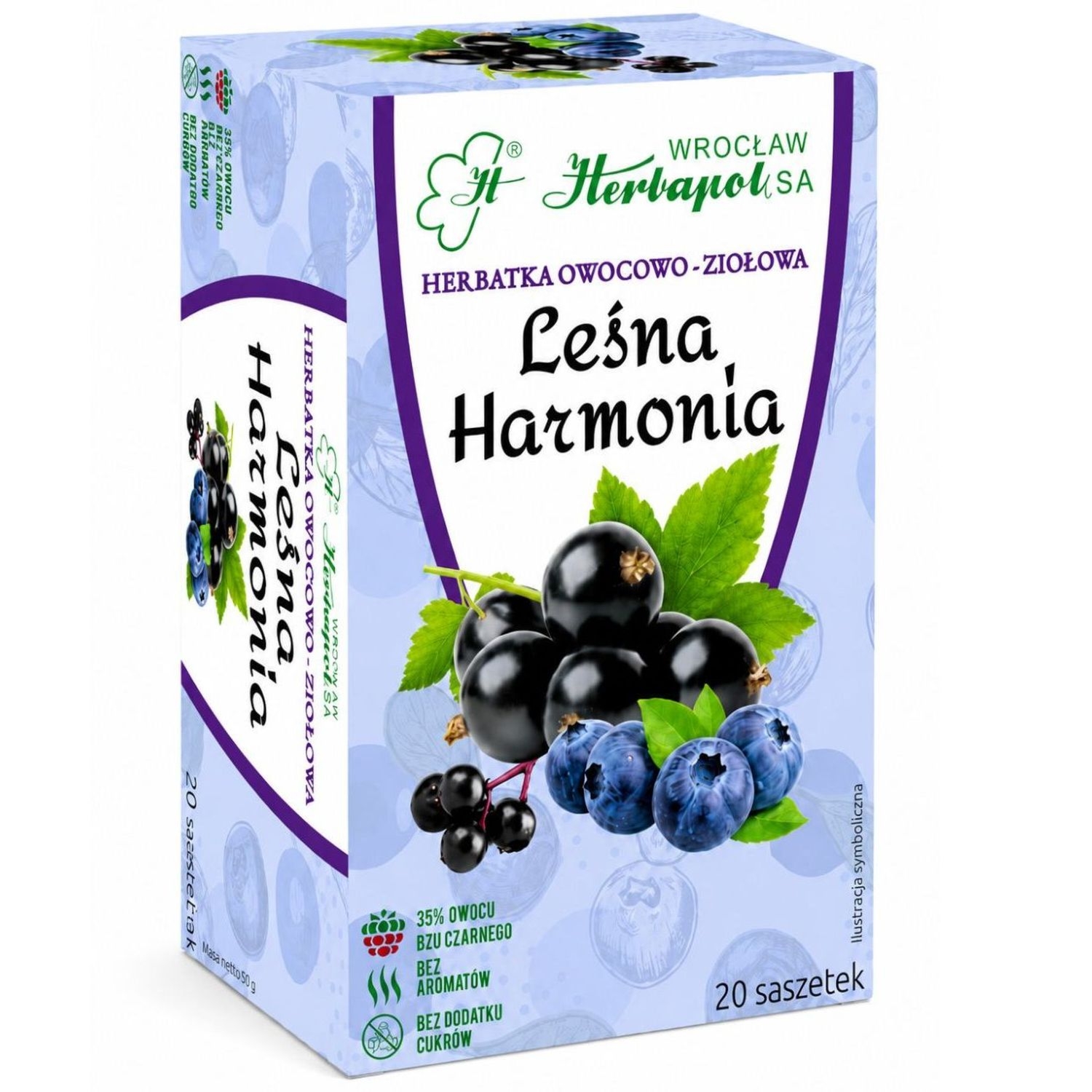 Herbatka Leśna Harmonia 60 g (20 Saszetek) - Herbapol Wrocław
