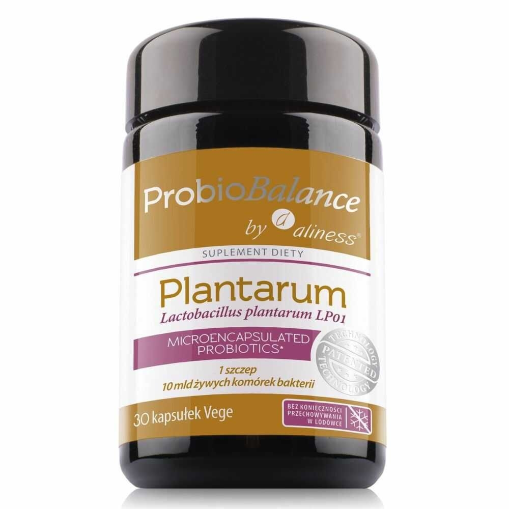 ProbioBalance Lactobacillus Plantarum LP01 10 mld. Żywych Komórek Bakterii 30 Kapsułek - Aliness