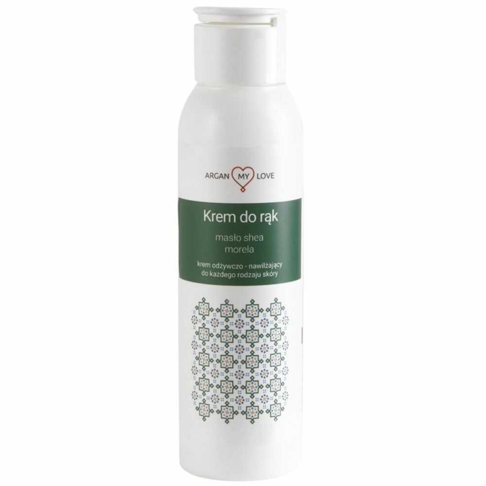 Naturalny Krem do Rąk Masło Shea,  Olej Arganowy i Olej Morelowy 100 ml - Argan My Love