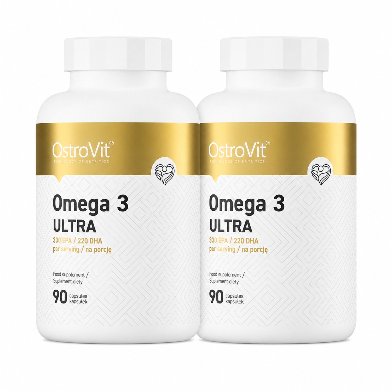 2 x Omega 3 Ultra 90 Kapsułek - OstroVit