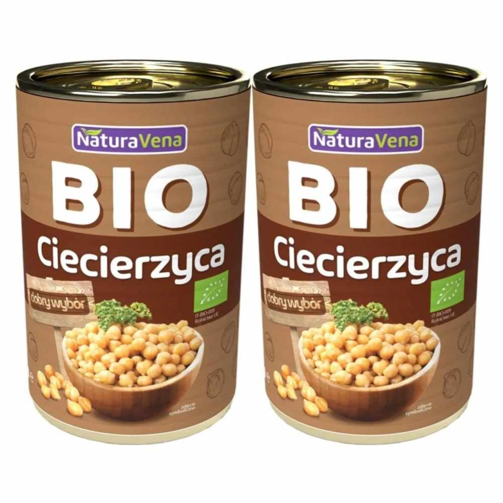 2 x Ciecierzyca w Puszce BIO 400 g - NaturAvena