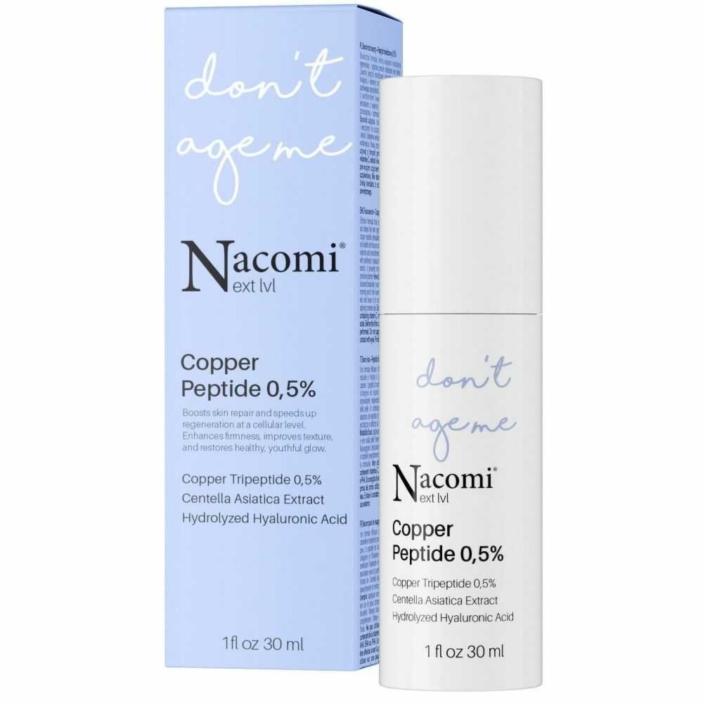 Serum do Twarzy Peptyd Miedziowy 0,5% 30 ml - Nacomi