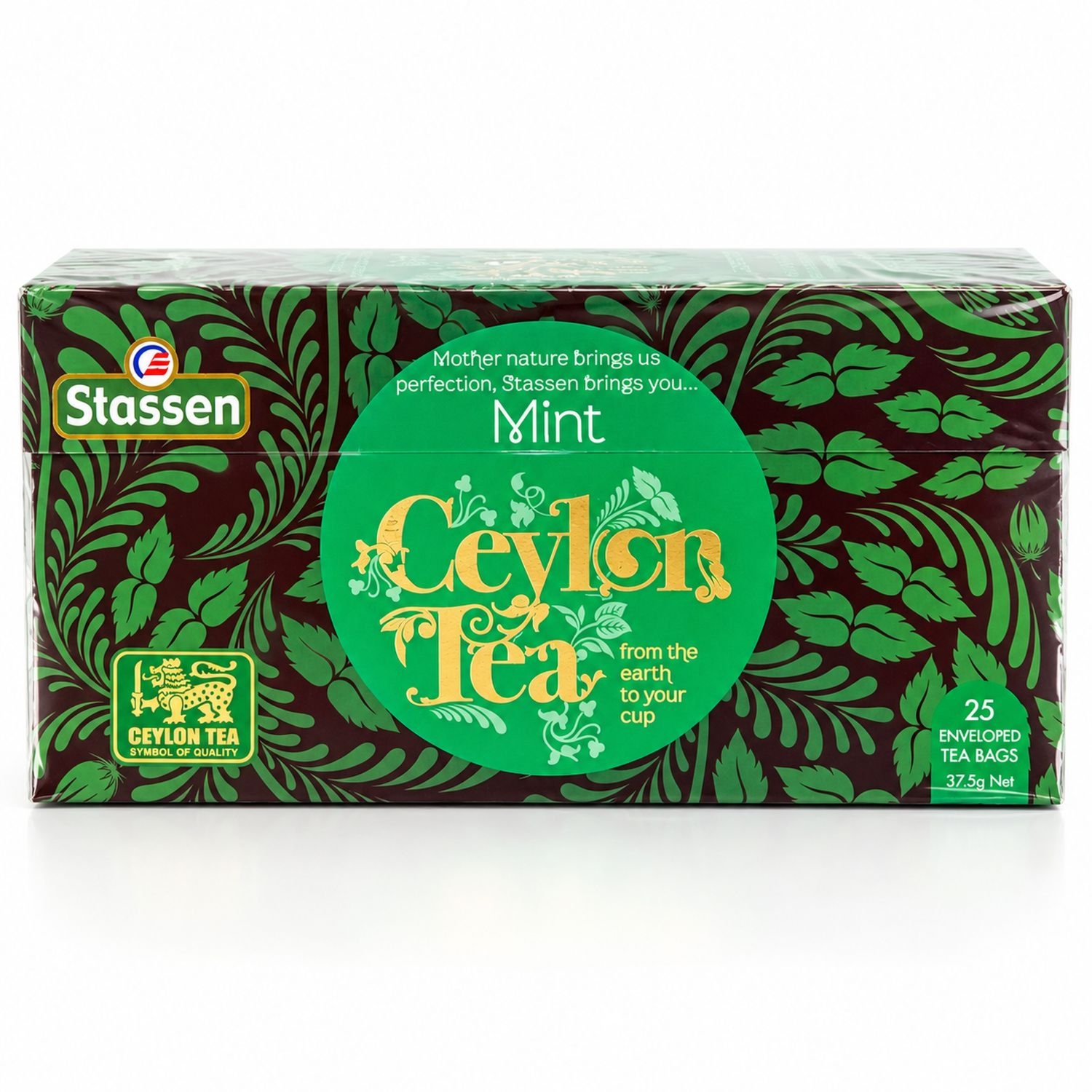 Herbata Czarna Cejlońska Miętowa Mint 37,5 g (25x 1,5g) - Stassen