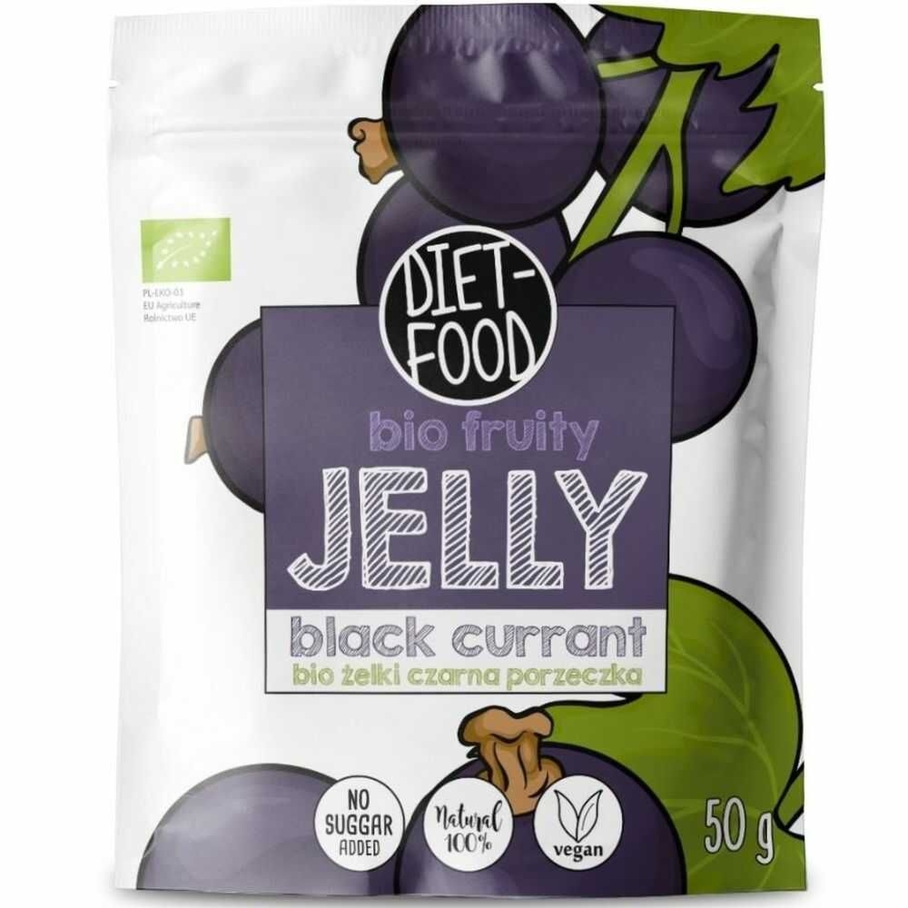Żelki Czarna Porzeczka BIO 50 g - Diet Food