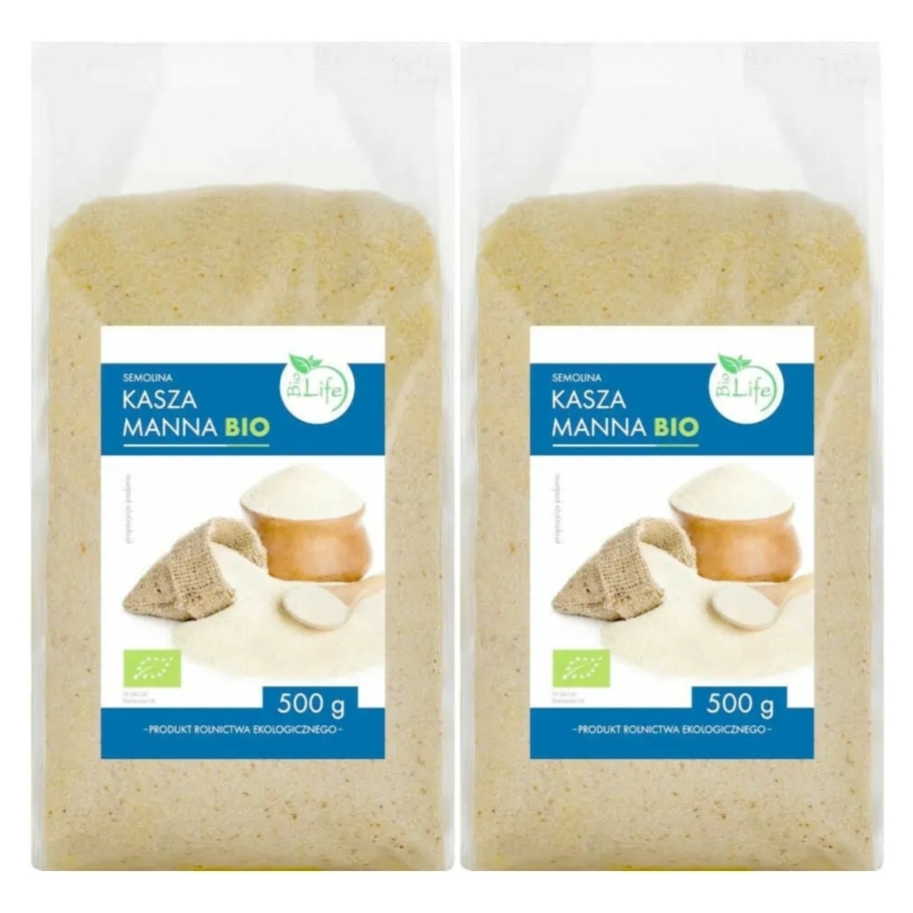 2 x Kasza Manna Bio 500 g - Biolife