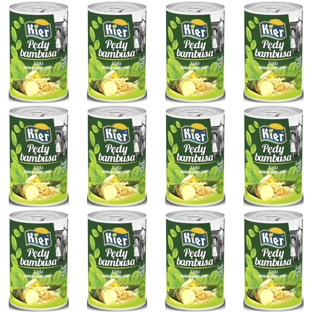 12 x Pędy Bambusa 400 g (200 g) - Kier