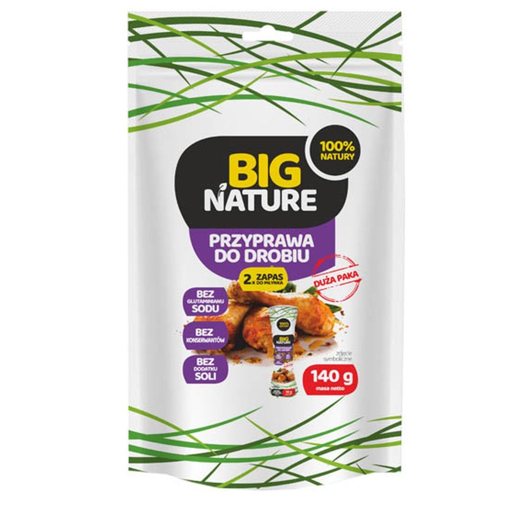 Zapas Przyprawa do Drobiu 140 g - Big Nature