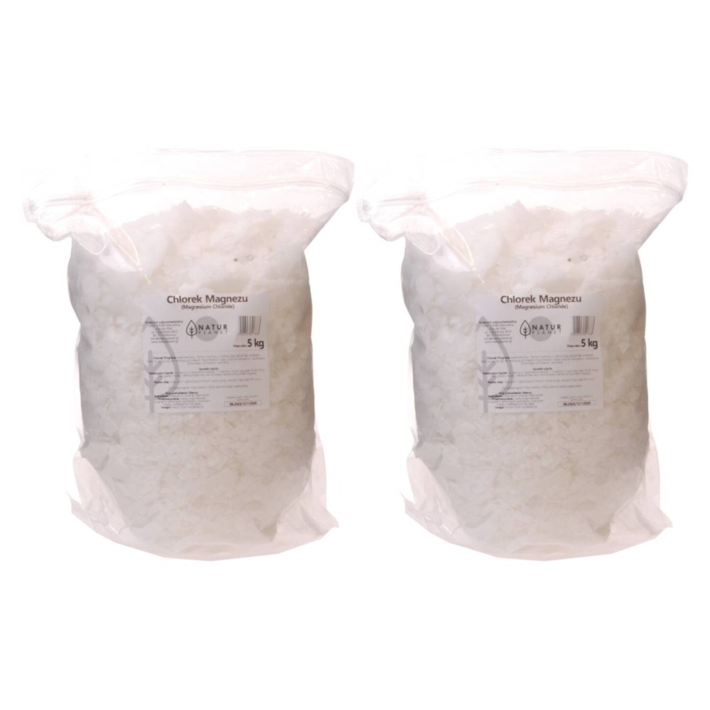 2 x Chlorek Magnezu Sześciowodny Płatki 5 kg Natur Planet