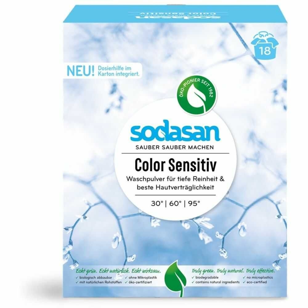 Proszek do Prania Uniwersalny KOLOR Sensitive BIO 1,01 kg - Sodasan