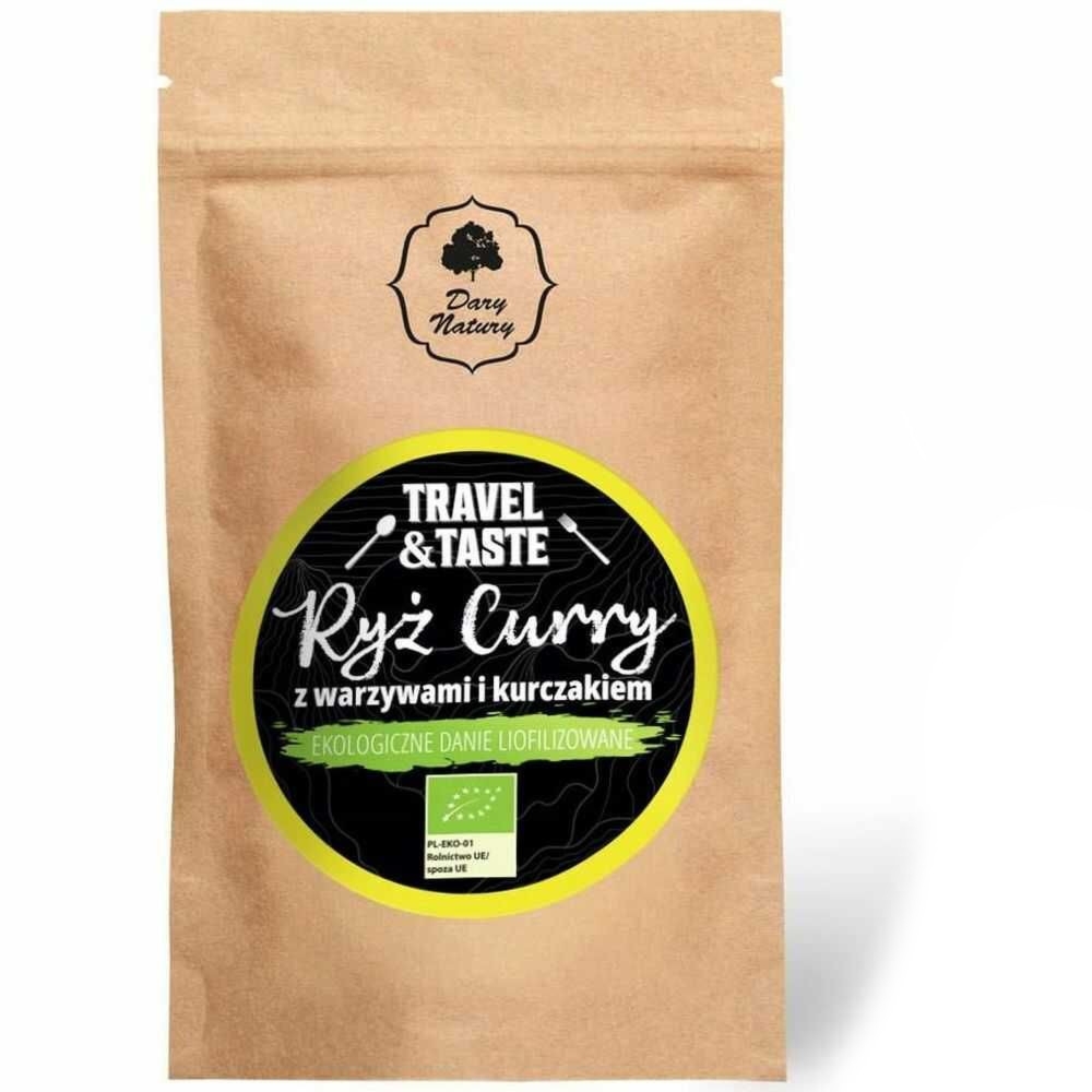 Ryż Curry z Warzywami i Kurczakiem Danie Liofilizowane Eko 100 g - Dary Natury