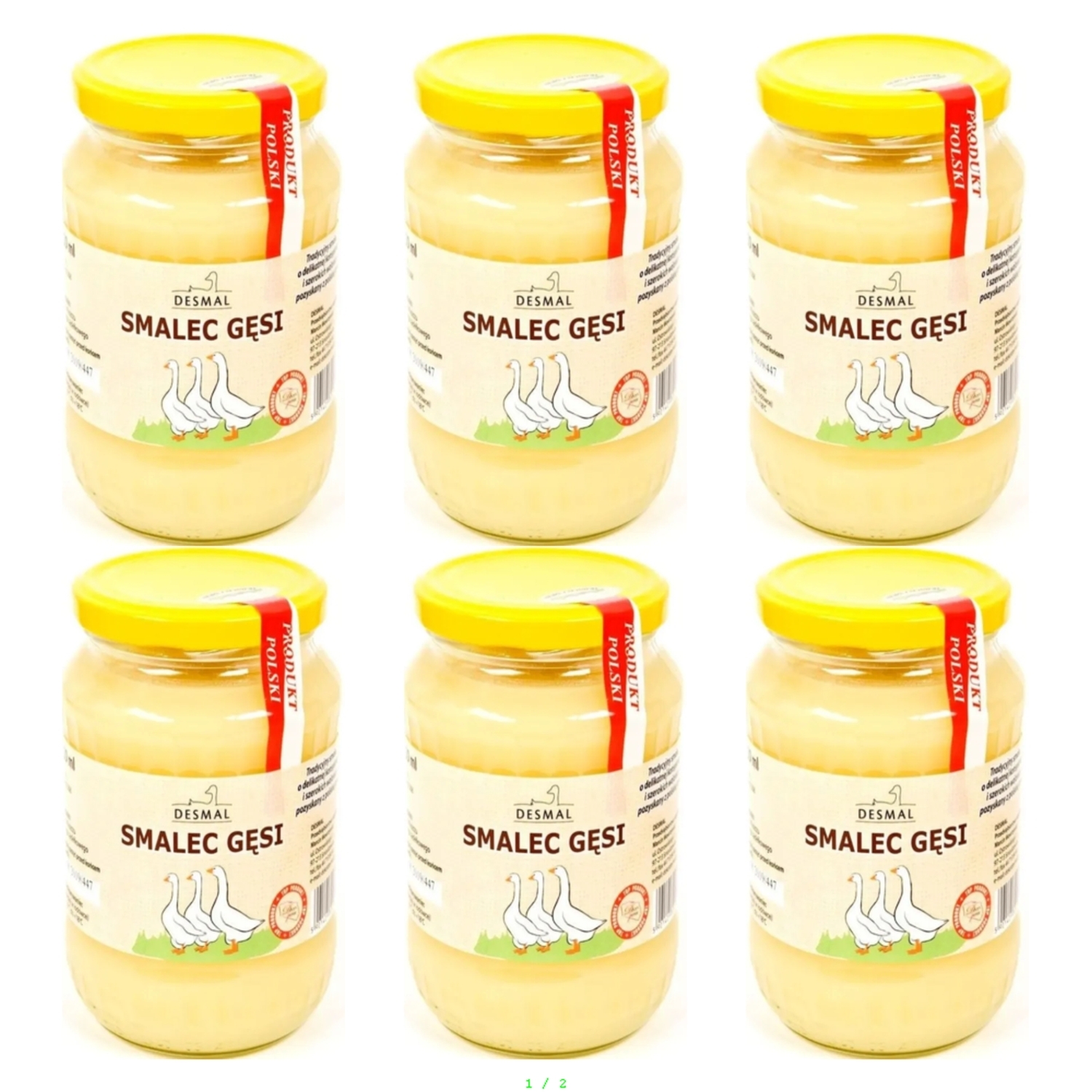 6 x Smalec Gęsi 300 ml - Desmal (COLD)