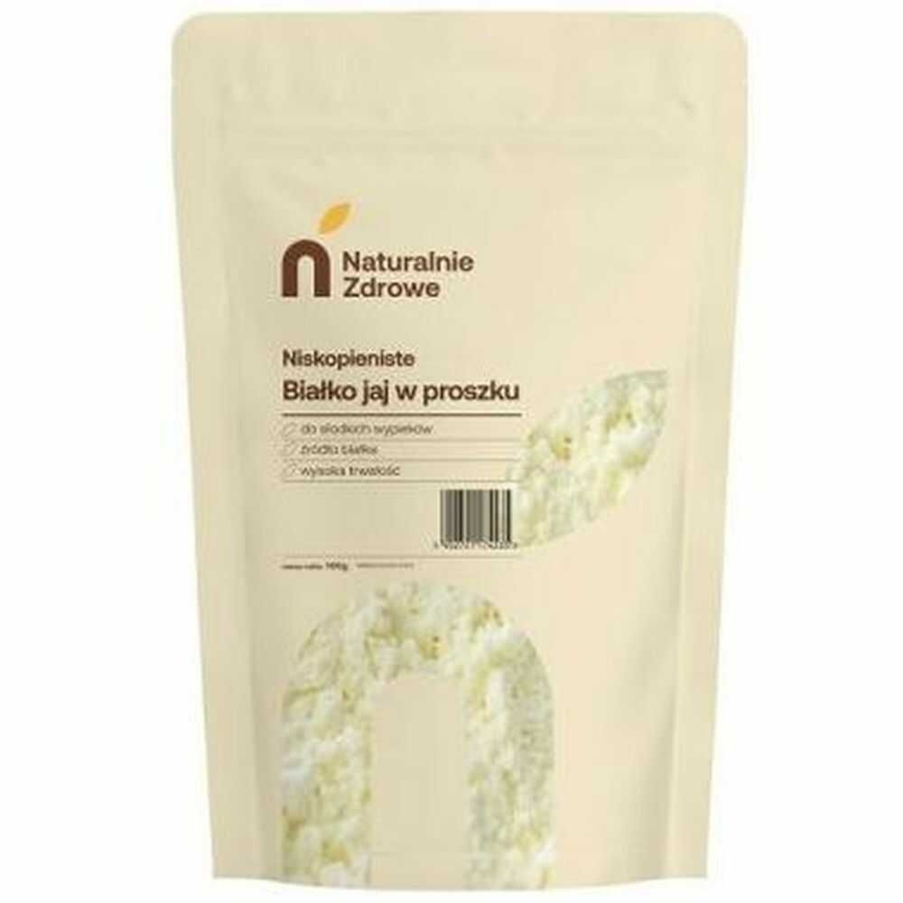 Białko Jaj Niskopieniste 100 g - Naturalnie Zdrowe