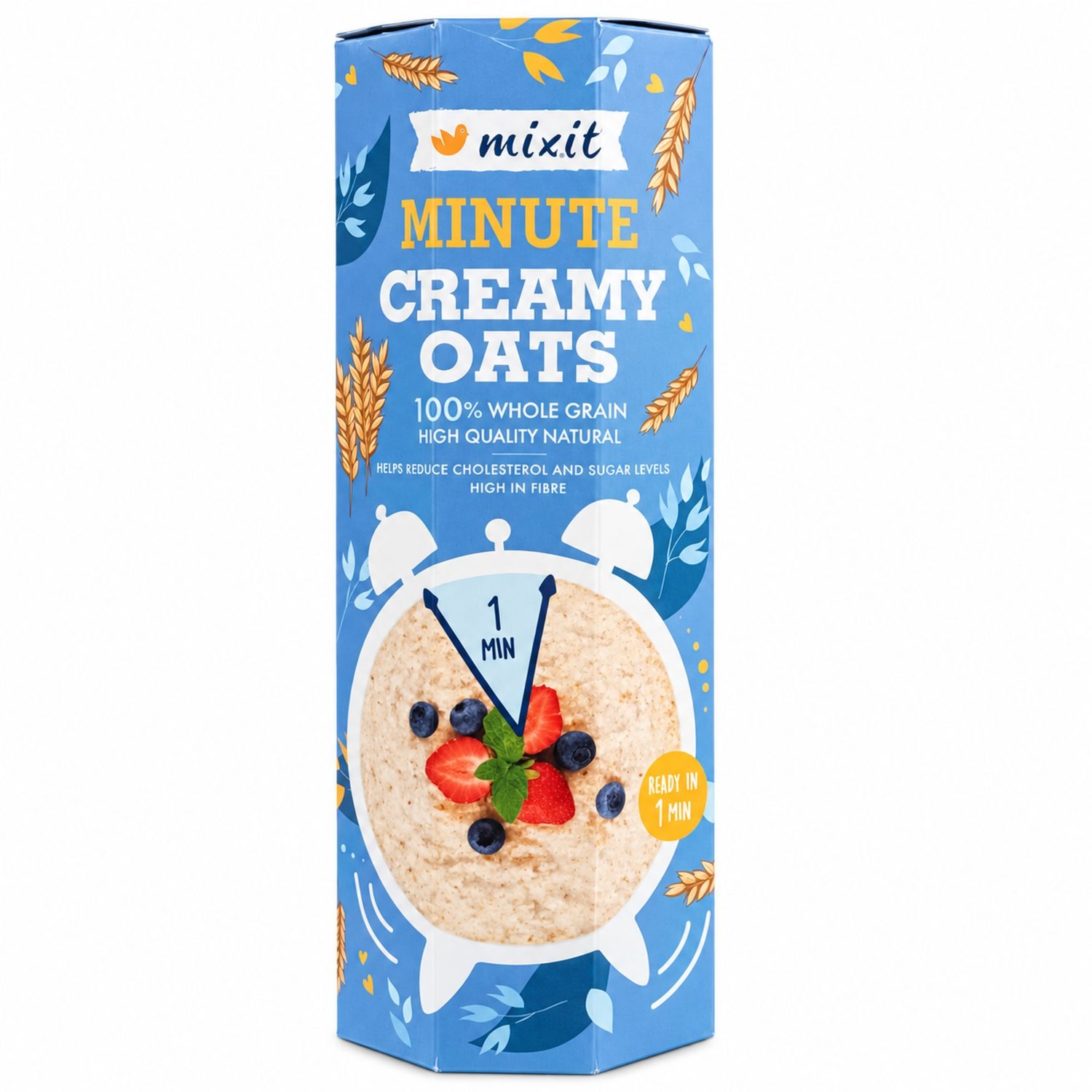Błyskawiczne Płatki Owsiane Pełnoziarniste Creamy Oats 750 g - Mixit