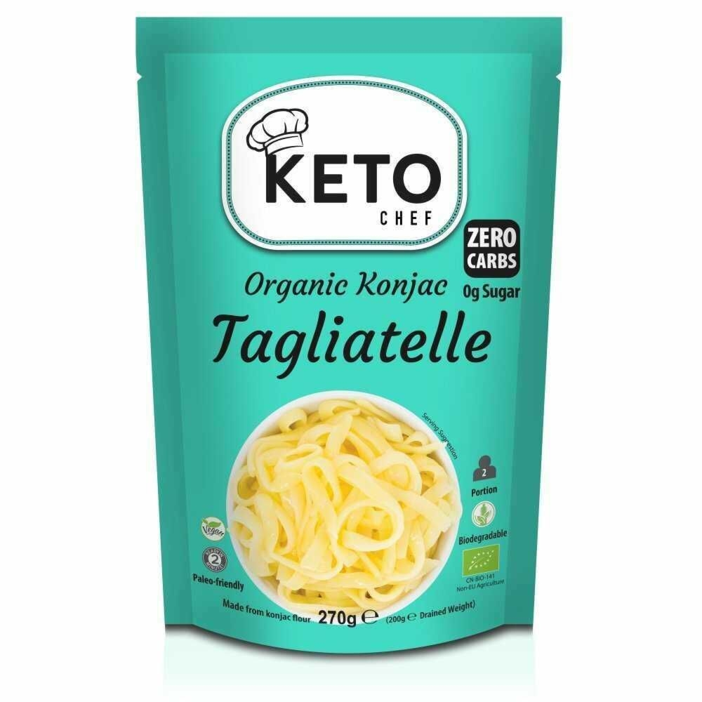 Makaron Keto (Konjac Typu Noodle Tagliatelle) Bio 270 g (200 g) - Keto Chef