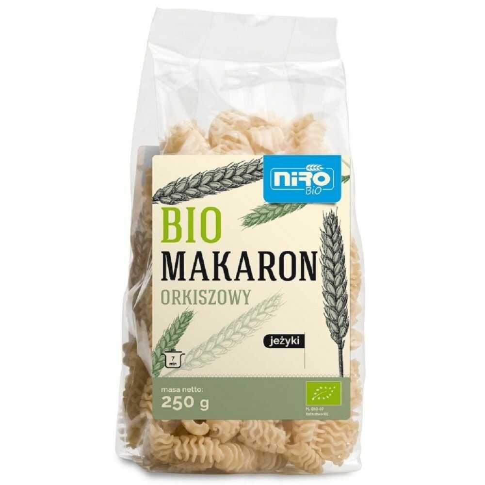 Makaron Orkiszowy Jeżyki Bio 250 g - Niro