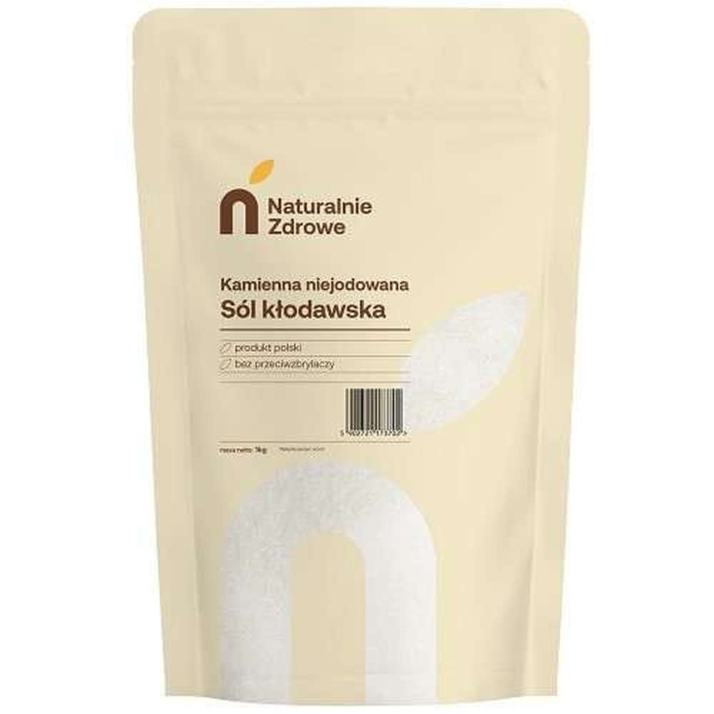 Sól Kłodawska Kamienna Niejodowana 1kg Naturalnie Zdrowe