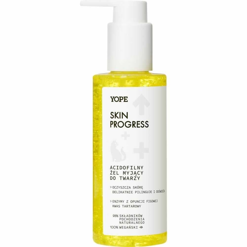 Acidofilny Żel Myjący do Twarzy SKIN PROGRESS 150 ml - YOPE