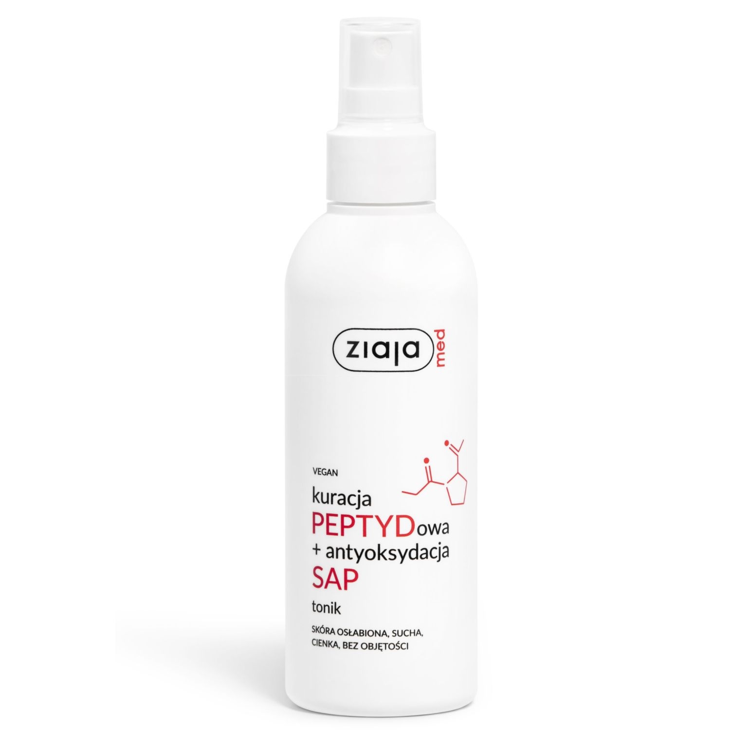Tonik do Twarzy KURACJA PEPTYDOWA 200 ml - Ziaja MED