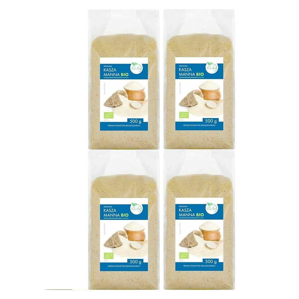 4 x Kasza Manna Bio 500 g - Biolife