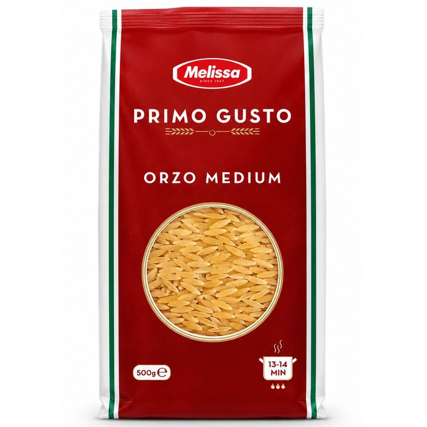 Makaron Orzo Medium w Kształcie Ryżu 500 g Primo Gusto - Melissa