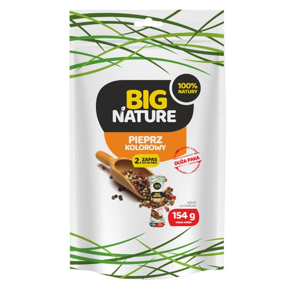 Zapas Pieprz Kolorowy 154 g - Big Nature