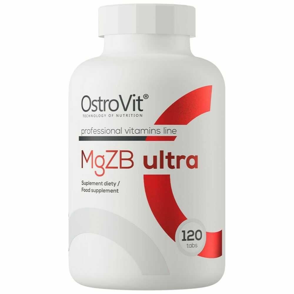 Magnez+ Cynk+ Witamina B6 MGZB ULTRA 120 Tabletek - OstroVit